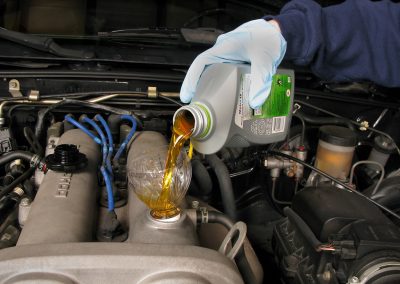 this image shows truck oil change in Savannah, GA
